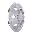 AutoStyle AutoStyle 4-Delige Wieldoppenset Utah 16-inch zilver (extra bol)