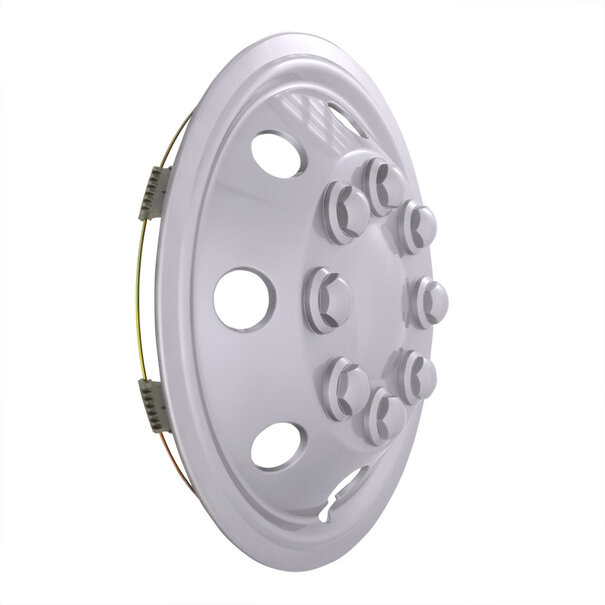 AutoStyle AutoStyle 4-Delige Wieldoppenset Utah 16-inch zilver (extra bol)