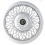 AutoStyle 4-Delige Wieldoppenset Classic 14-inch zilver