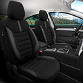 otoM otoM Universele Stoffen/Leder Stoelhoezenset 'Limited' Zwart + Grijze stiksels - 11-delig - geschikt voor Side-Airbags