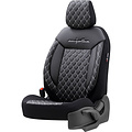 otoM otoM Universele Leder/Stoffen Stoelhoezenset 'Comfortline VIP' Zwart/Grijs- 11-delig - geschikt voor Side-Airbags