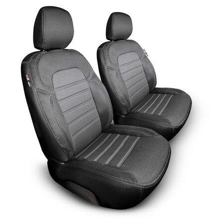 Original Design Stoffen Stoelhoezenset 1+1 passend voor Citroën Jumpy/Peugeot Expert/Toyota Proace 2016- & Opel Vivaro 2019- & Fiat Scudo 2022-