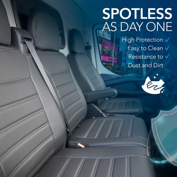 otoM otoM New York Design Kunstleder Stoelhoezenset 2+1 passend voor Mercedes Sprinter 2018- (Standard)