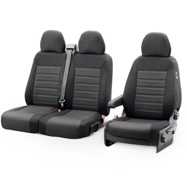 otoM otoM Original Design Stoffen Stoelhoezenset 2+1 passend voor Ford Transit 2012-2013