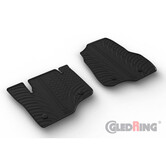 Gledring Rubbermatten Ford F-250 Super Duty Super Crew (13&14th Gen.) 2017-2021 & 2021- (T profiel 2-delig + montageclips)