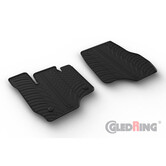 Gledring Rubbermatten Ford F-150 Super Crew (13&14th Gen.) 2015-2021 & 2021- (T profiel 2-delig + montageclips)