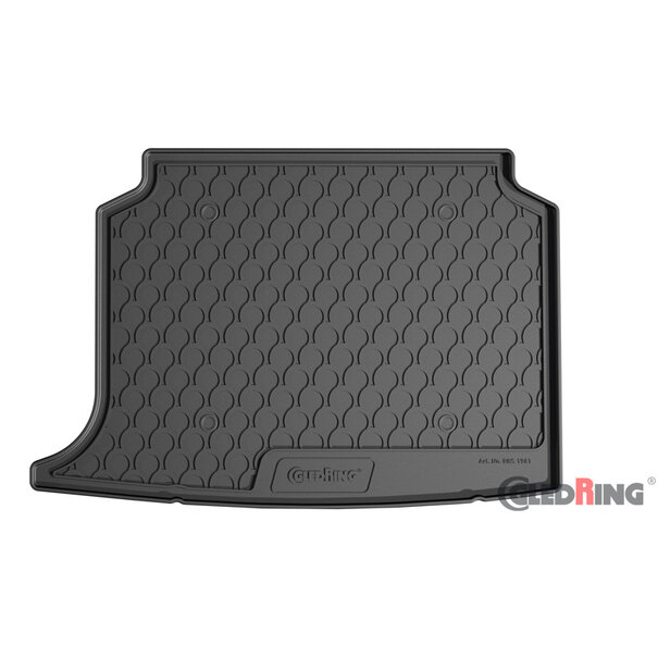 Gledring Gledring Rubbasol (Rubber) Kofferbakmat passend voor MG 4 (EV) Standard & Comfort 2022- (met net aan rechterzijde)
