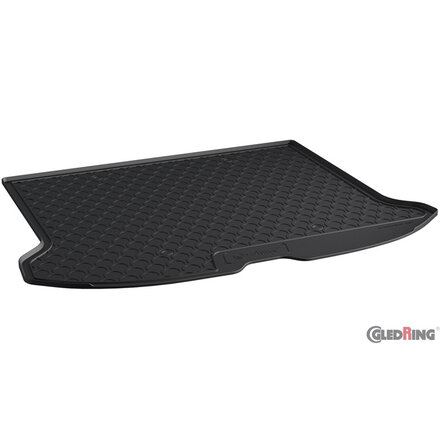 Gledring Rubbasol (Rubber) Kofferbakmat Volvo XC60 2008-2016 (met ruimtebesparend reservewiel)