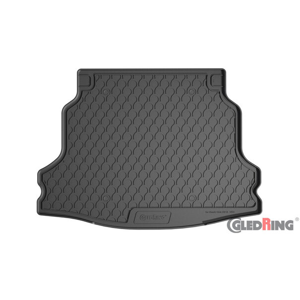 Gledring Gledring Rubbasol (Rubber) Kofferbakmat Honda Civic X HB 5-deurs 2017-2022 (met reservewiel)
