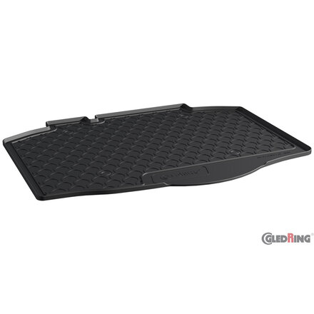 Gledring Rubbasol (Rubber) Kofferbakmat passend voor Seat Ibiza 6F 5-deurs 2017- (Lage laadvloer / excl. Aardgas modellen)