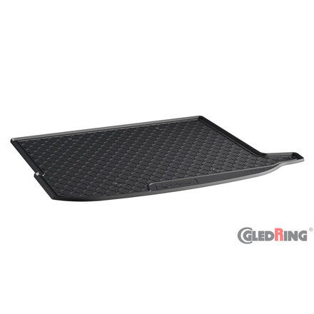 Gledring Rubbasol (Rubber) Kofferbakmat passend voor Mercedes GLC Coupe (C253) 2016- (met bagageruimtepakket incl. net aan linkerzijde)