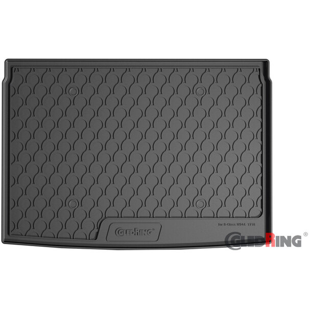 Gledring Gledring Rubbasol (Rubber) Kofferbakmat Mercedes B-Klasse W246 2011-2019 (Lage laadvloer)