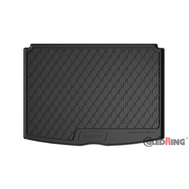 Gledring Gledring Rubbasol (Rubber) Kofferbakmat Mercedes B-Klasse W247 2019- (Hoge variabele laadvloer)