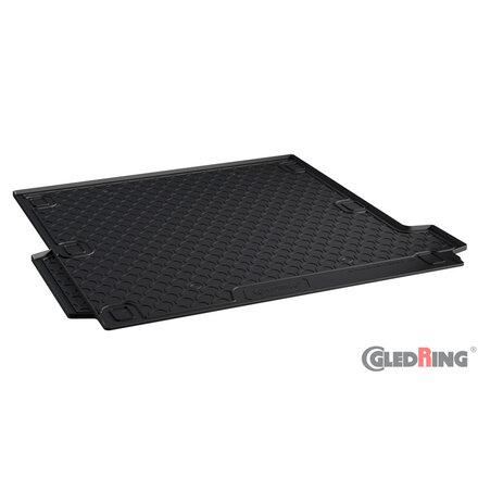 Gledring Rubbasol (Rubber) Kofferbakmat Mercedes E-Klasse W212 Kombi 2009-2016 (incl. Bagageruimtepakket met net)