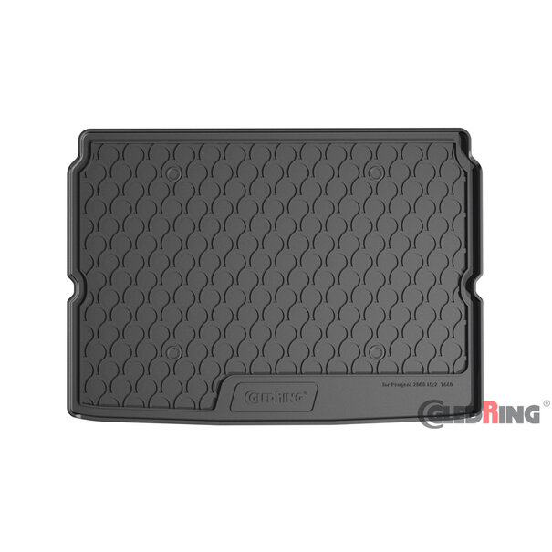Gledring Gledring Rubbasol (Rubber) Kofferbakmat Peugeot 2008 II 2020- (Hoge variabele laadvloer)