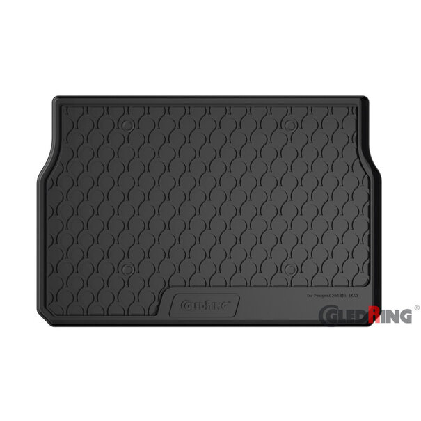 Gledring Gledring Rubbasol (Rubber) Kofferbakmat Peugeot 208 HB 5-deurs 2012-2019