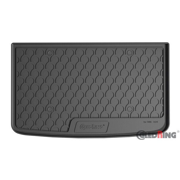 Gledring Gledring Rubbasol (Rubber) Kofferbakmat Fiat 500L Facelift 2017- (Lage laadvloer)