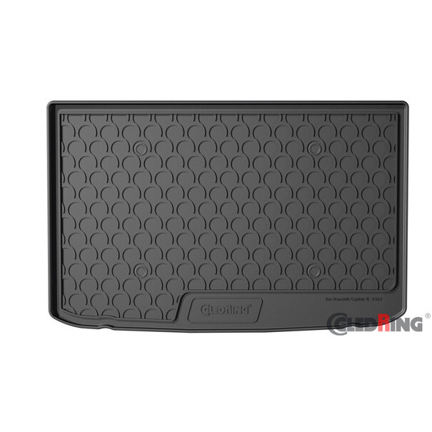 Gledring Gledring Rubbasol (Rubber) Kofferbakmat passend voor Renault Captur II 2020- (Hoge variabele laadvloer)
