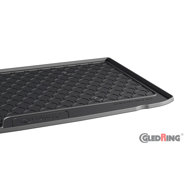 Gledring Gledring Rubbasol (Rubber) Kofferbakmat passend voor Renault Captur II 2020- (Hoge variabele laadvloer)