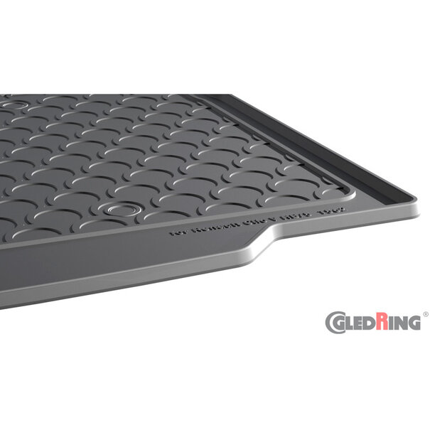 Gledring Gledring Rubbasol (Rubber) Kofferbakmat Renault Clio E HB 5-deurs 2019- (Lage laadvloer)