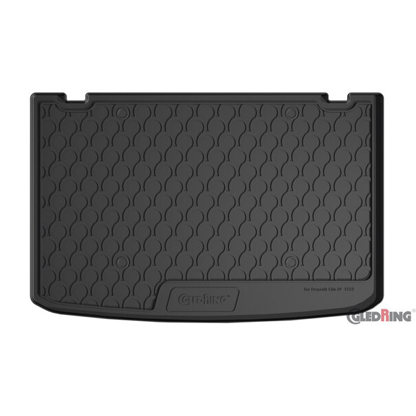 Gledring Gledring Rubbasol (Rubber) Kofferbakmat passend voor Renault Clio IV 5-deurs 2012-