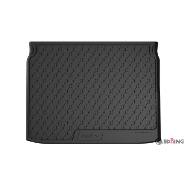 Gledring Gledring Rubbasol (Rubber) Kofferbakmat Renault Kadjar 2015- (Hoge laadvloer)