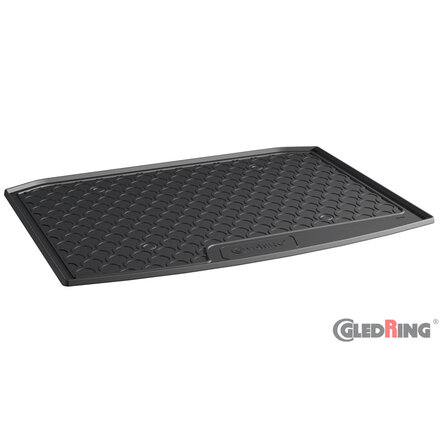 Gledring Rubbasol (Rubber) Kofferbakmat Skoda Karoq 4WD 7/2017- (Lage laadvloer)