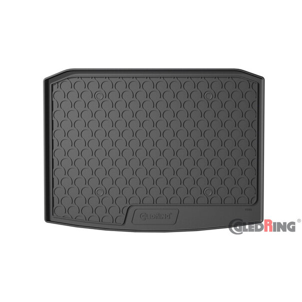 Gledring Gledring Rubbasol (Rubber) Kofferbakmat Skoda Karoq 4WD 7/2017- (Lage laadvloer)