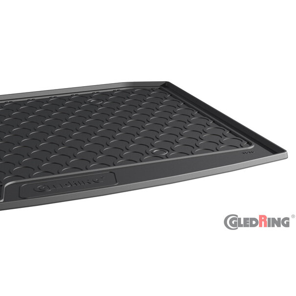 Gledring Gledring Rubbasol (Rubber) Kofferbakmat Skoda Karoq 4WD 7/2017- (Lage laadvloer)