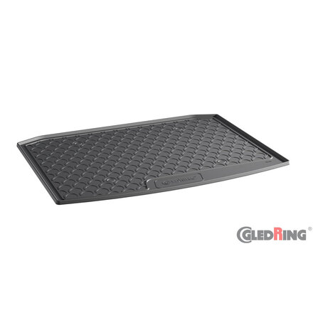 Gledring Rubbasol (Rubber) Kofferbakmat Skoda Karoq 2WD 7/2017- (Lage laadvloer)