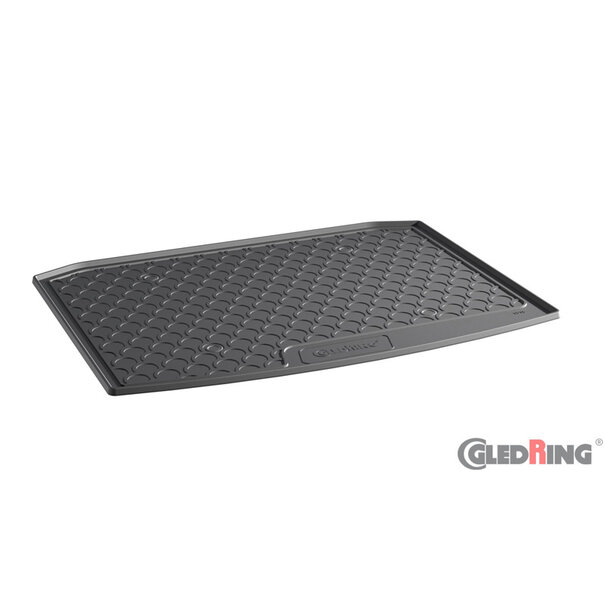 Gledring Gledring Rubbasol (Rubber) Kofferbakmat Skoda Karoq 2WD 7/2017- (Lage laadvloer)