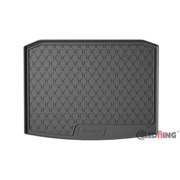 Gledring Gledring Rubbasol (Rubber) Kofferbakmat Skoda Karoq 2WD 7/2017- (Lage laadvloer)