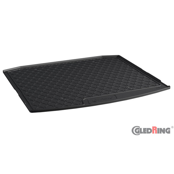 Gledring Gledring Rubbasol (Rubber) Kofferbakmat Skoda Kodiaq (5-Personen) 2017-2024 (Lage laadvloer zonder reservewiel)