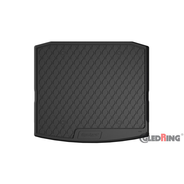 Gledring Gledring Rubbasol (Rubber) Kofferbakmat Skoda Kodiaq (5-Personen) 2017-2024 (Lage laadvloer zonder reservewiel)