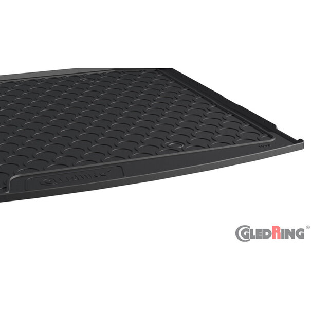 Gledring Gledring Rubbasol (Rubber) Kofferbakmat Skoda Kodiaq (5-Personen) 2017-2024 (Lage laadvloer zonder reservewiel)