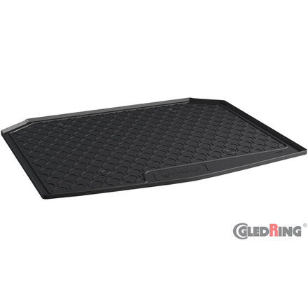 Gledring Rubbasol (Rubber) Kofferbakmat passend voor Skoda Karoq 2WD/4WD 7/2017- (Lage variabele laadvloer)