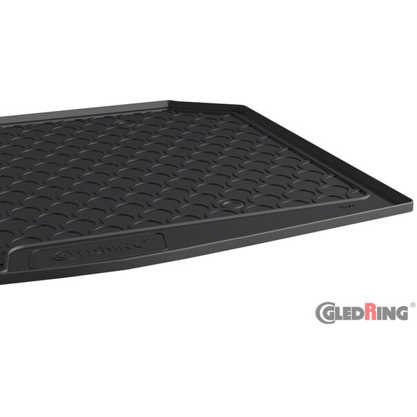 Gledring Gledring Rubbasol (Rubber) Kofferbakmat Skoda Karoq 2WD/4WD 7/2017- (Lage variabele laadvloer)