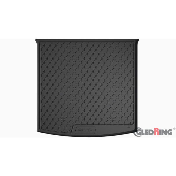 Gledring Gledring Rubbasol (Rubber) Kofferbakmat Skoda Kodiaq (5-Personen) 2017-2024 (Hoge variabele laadvloer met reservewiel)