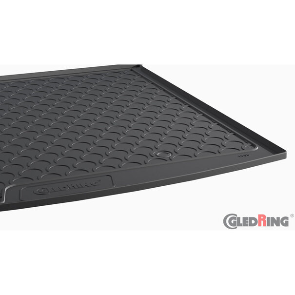 Gledring Gledring Rubbasol (Rubber) Kofferbakmat Skoda Kodiaq (5-Personen) 2017-2024 (Hoge variabele laadvloer met reservewiel)