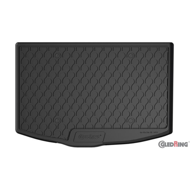Gledring Gledring Rubbasol (Rubber) Kofferbakmat Kia Rio (YB) 5-deurs 2017- (Lage laadvloer)