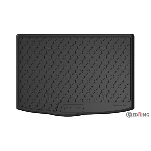 Gledring Gledring Rubbasol (Rubber) Kofferbakmat passend voor Kia Stonic 10/2017- (Lage laadvloer)