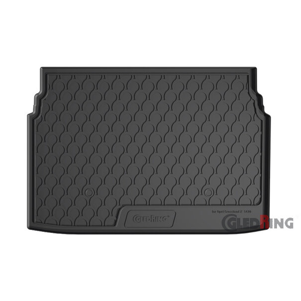 Gledring Gledring Rubbasol (Rubber) Kofferbakmat passend voor Opel Crossland X 2017- (Hoge laadvloer)