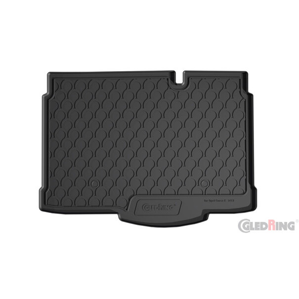 Gledring Gledring Rubbasol (Rubber) Kofferbakmat Opel Corsa E 2014-2019 (Lage laadvloer)