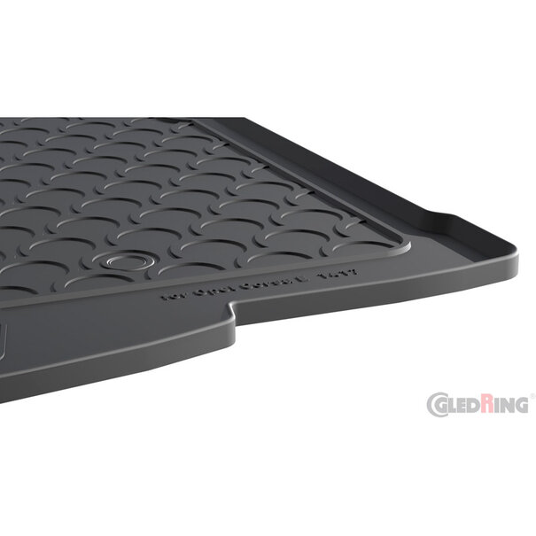 Gledring Gledring Rubbasol (Rubber) Kofferbakmat Opel Corsa E 2014-2019 (Lage laadvloer)