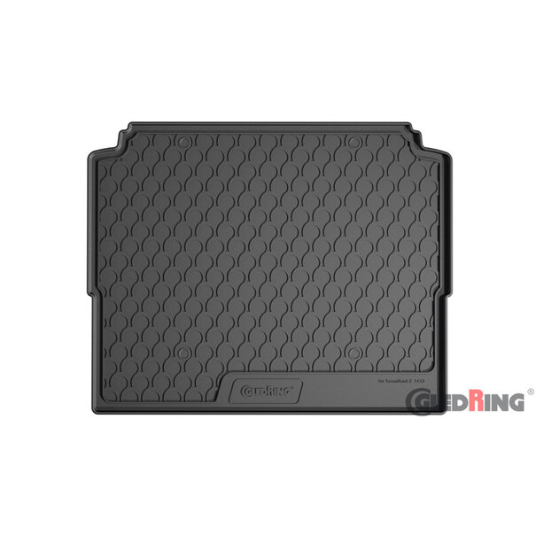 Gledring Gledring Rubbasol (Rubber) Kofferbakmat Opel Grandland X 2017-2024 (Lage variabele laadvloer)