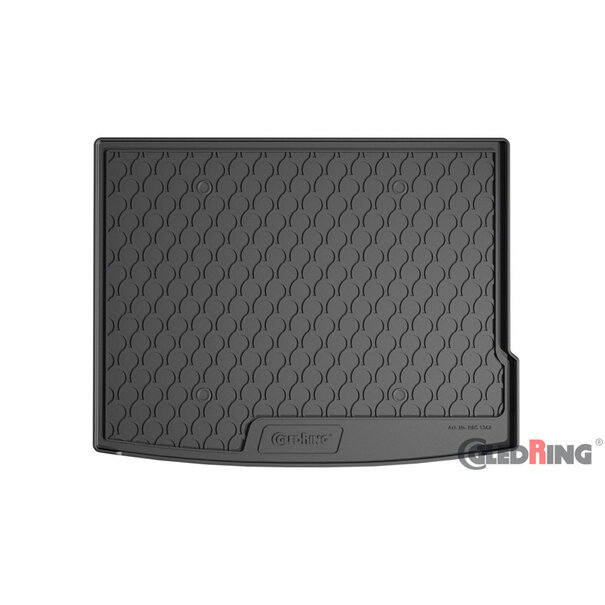 Gledring Gledring Rubbasol (Rubber) Kofferbakmat Hyundai Kona II 2023- excl. e-Kona (hoge variable laadvloer)