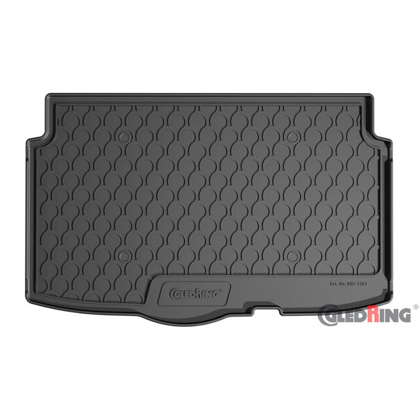 Gledring Gledring Rubbasol (Rubber) Kofferbakmat Hyundai i20 (BC3) 2020- (excl. Hybrid en/of variabele laadvloer)