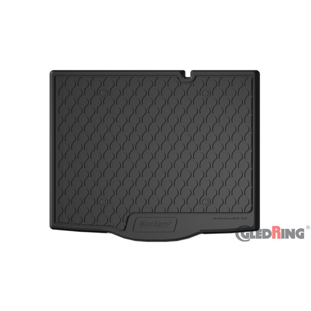 Gledring Gledring Rubbasol (Rubber) Kofferbakmat passend voor Ford Focus IV HB 5-deurs 2018- (Lage laadvloer)