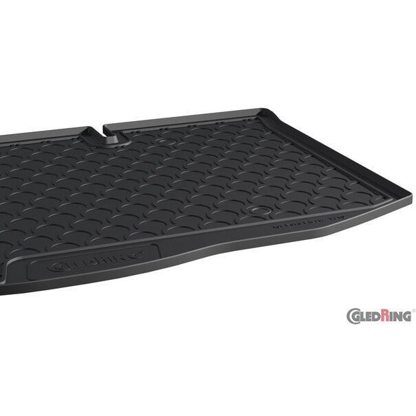 Gledring Gledring Rubbasol (Rubber) Kofferbakmat passend voor Ford Fiësta VII 5-deurs 2008-2017 (Lage laadvloer)