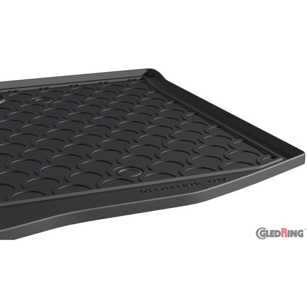 Gledring Gledring Rubbasol (Rubber) Kofferbakmat Ford Fiësta VII 5-deurs 2008-2017 (Lage laadvloer)